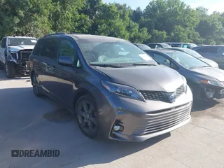 2015 Toyota Sienna SE with VIN 5TDXK3DC3FS684448, listed as a IAAI auction lot 42629958 with 125,645 mi miles and . Bid and sale history available at DreamBid. Image 1.