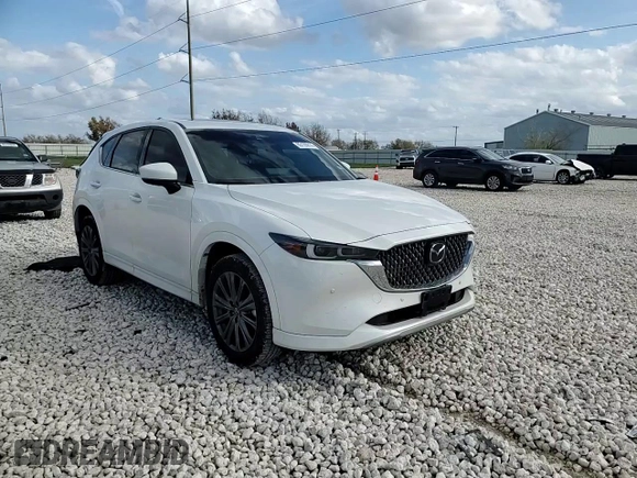 2024 Mazda CX-5 2.5 Turbo Signature with VIN JM3KFBXY7R0518304, listed as a Copart auction lot 42788985 with 8,593 mi miles and Salvage Title. Bid and sale history available at carsss.com. Image 11.