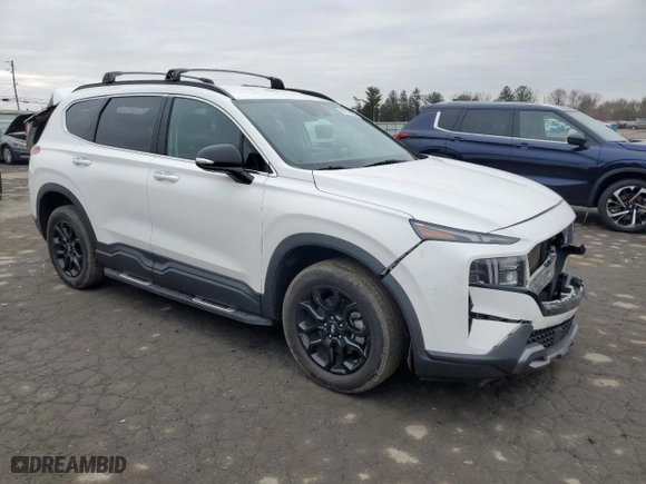 2023 Hyundai Santa Fe XRT with VIN 5NMS6DAJ7PH618867, listed as a Copart auction lot 87570605 with 32,147 mi miles and Salvage Title. Bid and sale history available at carsss.com. Image 4.