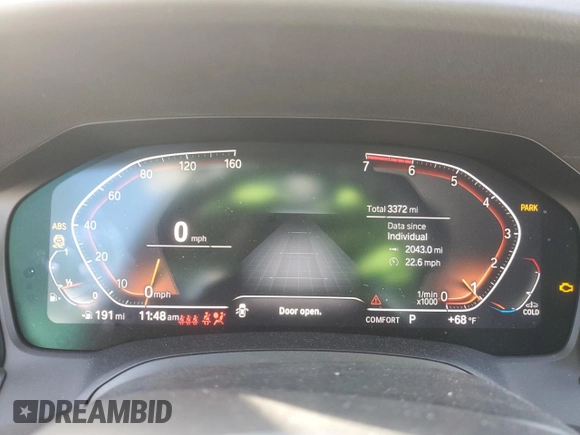 2023 BMW 4 Series 430i with VIN WBA63AV09PFN91000, listed as a Copart auction lot 46491385 with 3,372 mi miles and Salvage title. Bid and sale history available at DreamBid. Image 9.