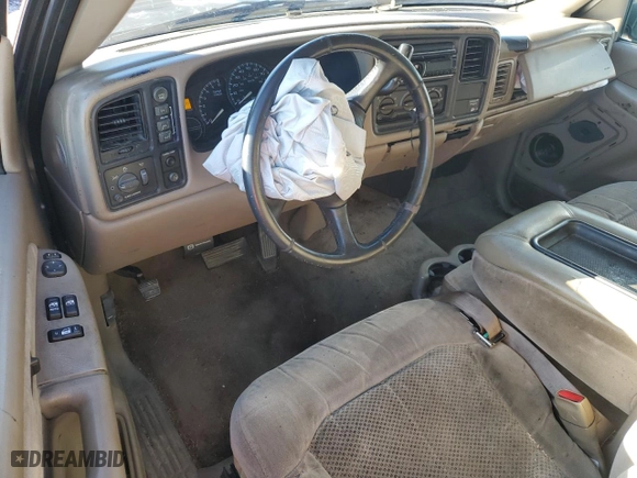2001 Chevrolet Silverado 1500 LS with VIN 1GCEK14T21Z327524, listed as a Copart auction lot 84648054 with 0 mi miles and Salvage Title. Bid and sale history available at carsss.com. Image 8.