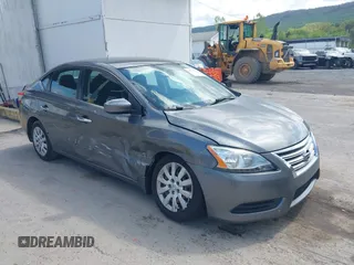 2015 Nissan Sentra SR with VIN 3N1AB7AP3FY267136, listed as a IAAI auction lot 42175924 with 82,632 mi miles and . Bid and sale history available at carsss.com. Image 1.