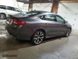 2015 Chrysler 200 C with VIN 1C3CCCEG3FN644278, listed as a Copart auction lot 50425775 with 148,035 mi miles and Salvage Title. Bid and sale history available at carsss.com. Image 3.