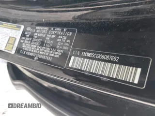 2016 Kia Sedona LX with VIN KNDMB5C19G6087692, listed as a IAAI auction lot 41187134 with 1 mi miles. Bid and sale history available at carsss.com. Image 9.
