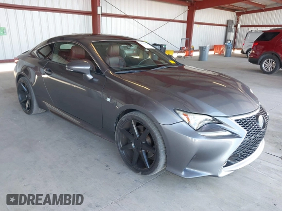2015 Lexus RC 350 F Sport z VIN JTHHE5BC8F5003098, wystawiony jako IAAI lot #41712949 z przebiegiem 55 419 mil mil oraz . Historia ofert i sprzedaży dostępna na DreamBid. Obrazek 1.
