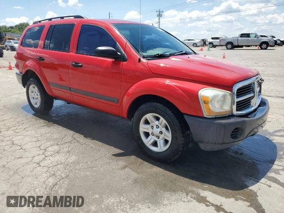 2005 Dodge Durango SXT with VIN 1D4HB38N65F614038, listed as a Copart auction lot 63580585 with 301,673 mi miles and Salvage title. Bid and sale history available at DreamBid. Image 4.