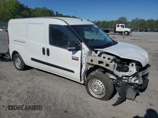 2022 Ram ProMaster City Cargo Tradesman with VIN ZFBHRFAB1N6W65993, listed as a Copart auction lot 51974955 with 55,141 mi miles and Salvage Title. Bid and sale history available at DreamBid. Image 4.