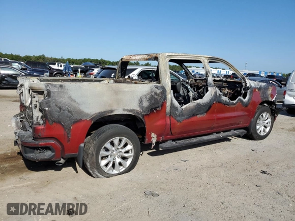 2022 Chevrolet Silverado 1500 Custom with VIN 1GCPWBEK4NZ236768, listed as a Copart auction lot 53791165 with Not Provided miles and Non Repairable. Bid and sale history available at DreamBid. Image 3.