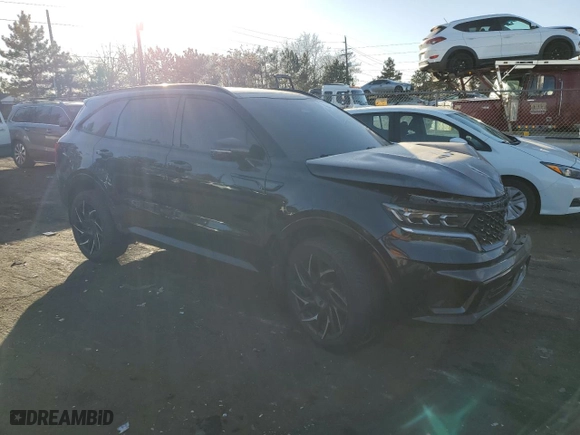 2022 Kia Sorento SX with VIN 5XYRKDLF0NG151088, listed as a Copart auction lot 84965254 with 50,697 mi miles and Salvage Title. Bid and sale history available at carsss.com. Image 4.