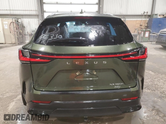 2024 Lexus NX 350h Premium with VIN 2T2GKCEZ8RC031254, listed as a Copart auction lot 54883295 with 11,186 mi miles and Clean title. Bid and sale history available at DreamBid. Image 6.