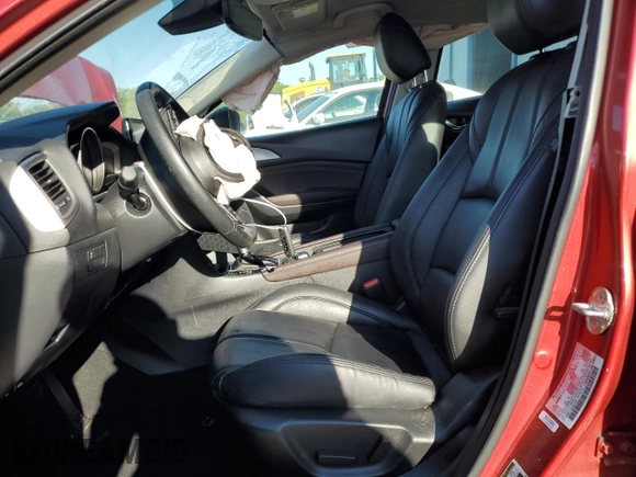 2018 Mazda 3 Touring with VIN 3MZBN1V34JM241879, listed as a Copart auction lot 53546735 with 25,950 mi miles and Salvage Title. Bid and sale history available at carsss.com. Image 7.