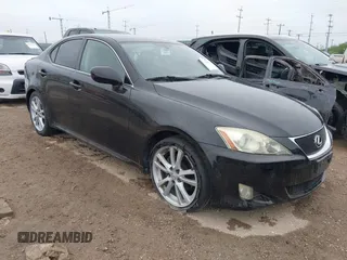 2007 Lexus IS 250 with VIN JTHBK262672048719, listed as a IAAI auction lot 42143341 with 91,702 mi miles. Bid and sale history available at carsss.com. Image 1.