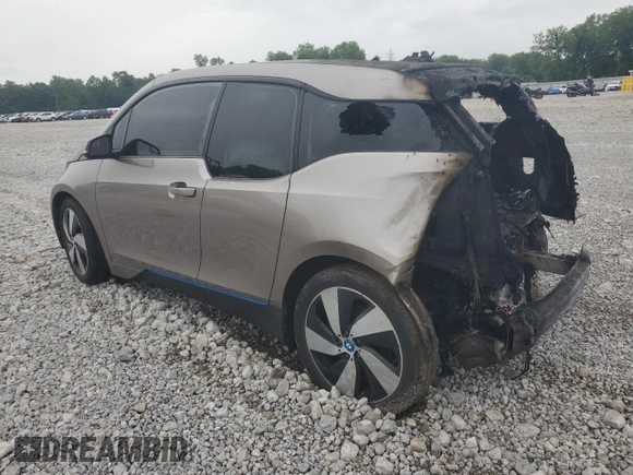 2015 BMW i3 with VIN WBY1Z4C59FV504906, listed as a Copart auction lot 63290095 with Not provided miles and Salvage title. Bid and sale history available at DreamBid. Image 2.