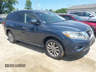 2015 Nissan Pathfinder SL with VIN 5N1AR2MM3FC645957, listed as a IAAI auction lot 42635344 with 134,410 mi miles and . Bid and sale history available at DreamBid. Image 1.