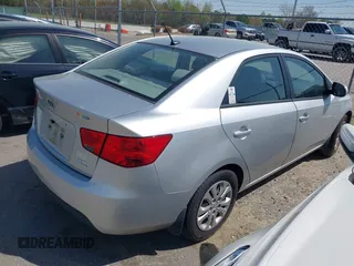 2013 Kia Forte LX with VIN KNAFT4A24D5708816, listed as a IAAI auction lot 41939208 with 179,589 mi miles. Bid and sale history available at carsss.com. Image 4.