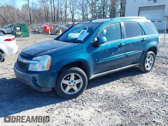 2006 Chevrolet Equinox LT with VIN 2CNDL73F566009595, listed as a IAAI auction lot 41902406 with 156,294 mi miles. Bid and sale history available at carsss.com. Image 2.