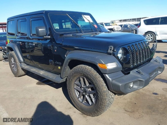 2024 Jeep Wrangler Willys with VIN 1C4PJXDN1RW109751, listed as a IAAI auction lot 41325687 with 17,265 mi miles. Bid and sale history available at carsss.com. Image 1.