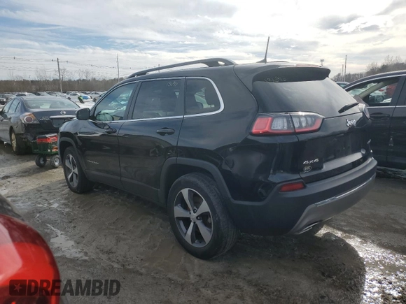 2022 Jeep Cherokee Limited with VIN 1C4PJMDX8ND525107, listed as a Copart auction lot 46427265 with 23,397 mi miles and Salvage Title. Bid and sale history available at DreamBid. Image 2.