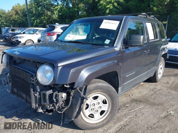 2014 Jeep Patriot Sport with VIN 1C4NJPBA0ED690284, listed as a IAAI auction lot 42513472 with 148,979 mi miles and . Bid and sale history available at DreamBid. Image 2.