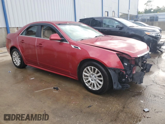 2012 Cadillac CTS Luxury with VIN 1G6DE5E52C0146864, listed as a Copart auction lot 62344445 with 122,648 mi miles and Salvage title. Bid and sale history available at DreamBid. Image 4.