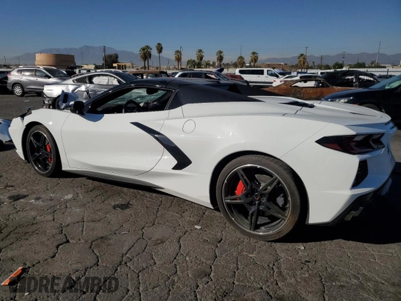 2021 Chevrolet Corvette 1LT with VIN 1G1YA3D41M5120678, listed as a Copart auction lot 81943624 with 0 mi miles and Salvage Title. Bid and sale history available at carsss.com. Image 2.