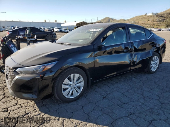 2024 Nissan Sentra S with VIN 3N1AB8BV3RY235455, listed as a Copart auction lot 46462465 with 20,589 mi miles and Salvage Title. Bid and sale history available at carsss.com. Image 1.