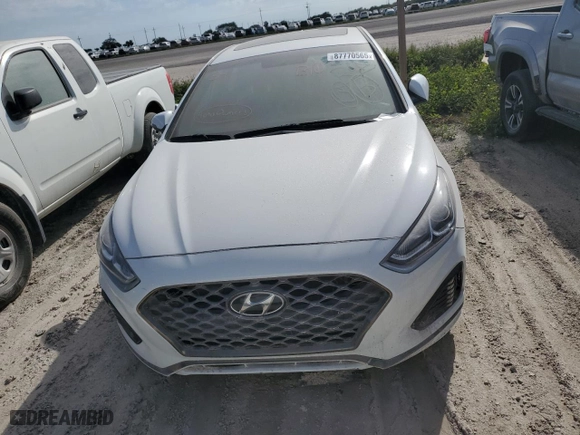 2019 Hyundai Sonata Sport with VIN 5NPE34AFXKH766377, listed as a Copart auction lot 87770565 with 0 mi miles and Non Repairable. Bid and sale history available at carsss.com. Image 5.