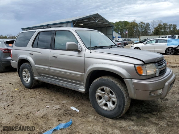 2001 Toyota 4Runner Limited with VIN JT3HN87R410334089, listed as a Copart auction lot 41835795 with 204,697 mi miles and Salvage Title. Bid and sale history available at carsss.com. Image 4.
