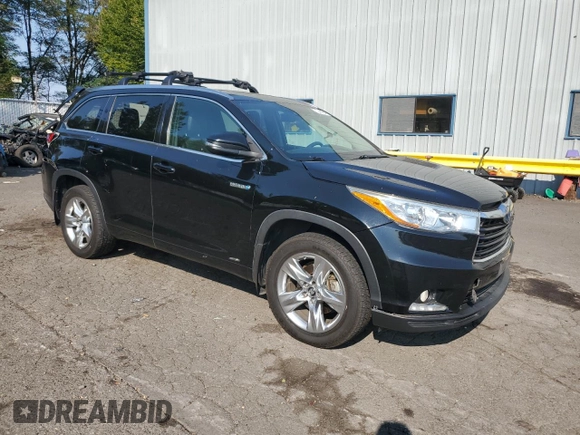2016 Toyota Highlander Hybrid Limited with VIN 5TDDCRFH2GS020638, listed as a Copart auction lot 70344394 with 161,764 mi miles and Salvage Title. Bid and sale history available at carsss.com. Image 4.