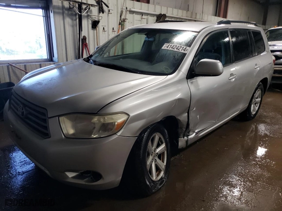 2008 Toyota Highlander with VIN JTEDS41A282020837, listed as a Copart auction lot 84717164 with 183,661 mi miles and Salvage Title. Bid and sale history available at carsss.com. Image 1.