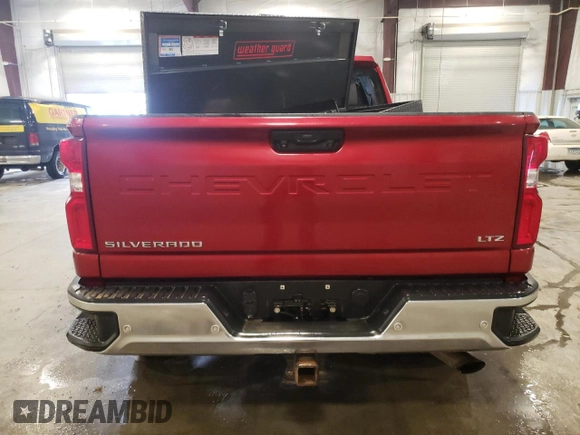 2021 Chevrolet Silverado 3500HD LTZ with VIN 1GC4YUE71MF174718, listed as a Copart auction lot 85316804 with 60,557 mi miles and Salvage Title. Bid and sale history available at DreamBid. Image 6.