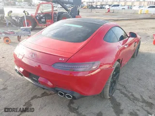 2020 Mercedes-Benz AMG GT with VIN WDDYJ7HA0LA026026, listed as a IAAI auction lot 41906118 with 56,988 mi miles. Bid and sale history available at carsss.com. Image 4.