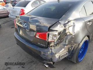 2011 Lexus IS with VIN JTHBE5C28B5027536, listed as a IAAI auction lot 41483620 with 235,603 mi miles. Bid and sale history available at carsss.com. Image 6.