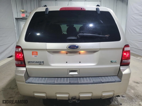 2011 Ford Escape XLT with VIN 1FMCU9DG8BKB50390, listed as a Copart auction lot 49583295 with 80,753 mi miles and Salvage Title. Bid and sale history available at carsss.com. Image 6.