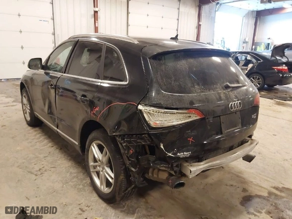 2014 Audi Q5 Premium Plus with VIN WA1LFAFP3EA118383, listed as a IAAI auction lot 41407232 with 1 mi miles. Bid and sale history available at carsss.com. Image 3.