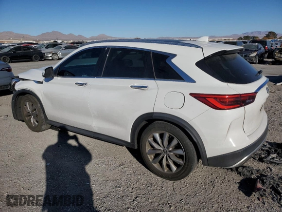 2019 Infiniti QX50 LUXE with VIN 3PCAJ5M16KF134582, listed as a Copart auction lot 72032662 with 58,189 mi miles. Bid and sale history available at carsss.com. Image 2.
