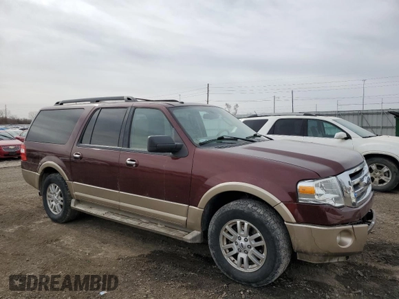 2011 Ford Expedition Max XLT with VIN 1FMJK1J51BEF07148, listed as a Copart auction lot 49863435 with 178,311 mi miles and Salvage title. Bid and sale history available at DreamBid. Image 4.