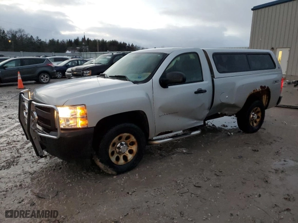 2011 Chevrolet Silverado 1500 Work Truck with VIN 1GCNKPEA6BZ192033, listed as a Copart auction lot 81317744 with 105,514 mi miles and Salvage Title. Bid and sale history available at carsss.com. Image 1.