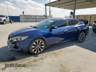 2016 Nissan Maxima SL with VIN 1N4AA6AP1GC440100, listed as a Copart auction lot 58035835 with 93,909 mi miles and Salvage title. Bid and sale history available at DreamBid. Image 1.