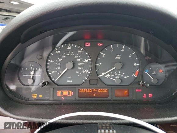 2005 BMW 3 Series 325Ci with VIN WBABW33425PL36431, listed as a Copart auction lot 55774905 with 82,530 mi miles and Salvage title. Bid and sale history available at DreamBid. Image 9.