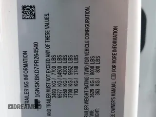 2023 Chevrolet Suburban LS z VIN 1GNSKBKD7PR264540, wystawiony jako Copart lot #84848104 z przebiegiem 18 963 mil mil oraz Szkoda całkowita • Salvage title. Historia ofert i sprzedaży dostępna na DreamBid. Obrazek 14.