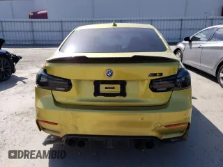 2015 BMW M3 with VIN WBS3C9C53FP803328, listed as a Copart auction lot 47595133 with 50,121 mi miles. Bid and sale history available at carsss.com. Image 6.