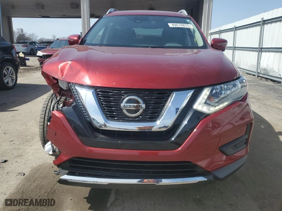 2019 Nissan Rogue SV with VIN 5N1AT2MV4KC825548, listed as a Copart auction lot 49678875 with 70,552 mi miles and Salvage Title. Bid and sale history available at carsss.com. Image 5.