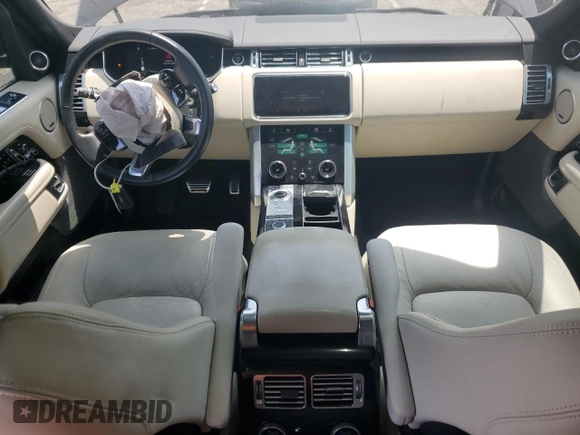 2022 Land Rover Range Rover Westminster with VIN SALGS2SE0NA467815, listed as a Copart auction lot 62197595 with 17,094 mi miles and Salvage title. Bid and sale history available at DreamBid. Image 8.