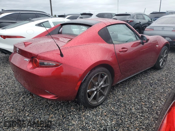 2018 Mazda MX-5 Miata RF Grand Touring with VIN JM1NDAM76J0204004, listed as a Copart auction lot 73985134 with 0 mi miles and Non Repairable. Bid and sale history available at carsss.com. Image 3.