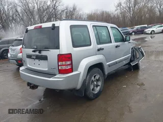 2008 Jeep Liberty Sport with VIN 1J8GN28K48W105949, listed as a IAAI auction lot 41817815 with 87,618 mi miles and . Bid and sale history available at DreamBid. Image 4.