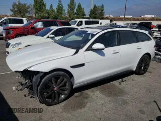 2018 Jaguar XF with VIN SAJBM2FV5JCY68282, listed as a Copart auction lot 71330564 with 53,741 mi miles and Salvage Title. Bid and sale history available at DreamBid. Image 1.