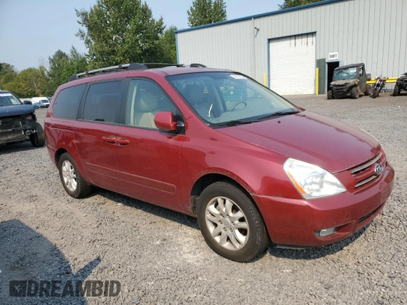 2008 Kia Sedona LX with VIN KNDMB233586242613, listed as a Copart auction lot 69119124 with 163,322 mi miles and Clean Title. Bid and sale history available at carsss.com. Image 4.