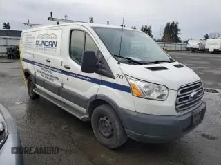 2017 Ford Transit with VIN 1FTYR1ZM3HKB29631, listed as a Copart auction lot 86395004 with 96,975 mi miles and Salvage Title. Bid and sale history available at DreamBid. Image 4.