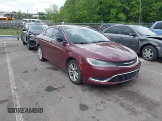 2016 Chrysler 200 Limited with VIN 1C3CCCAB5GN157031, listed as a IAAI auction lot 42121143 with 174,988 mi miles. Bid and sale history available at carsss.com. Image 1.